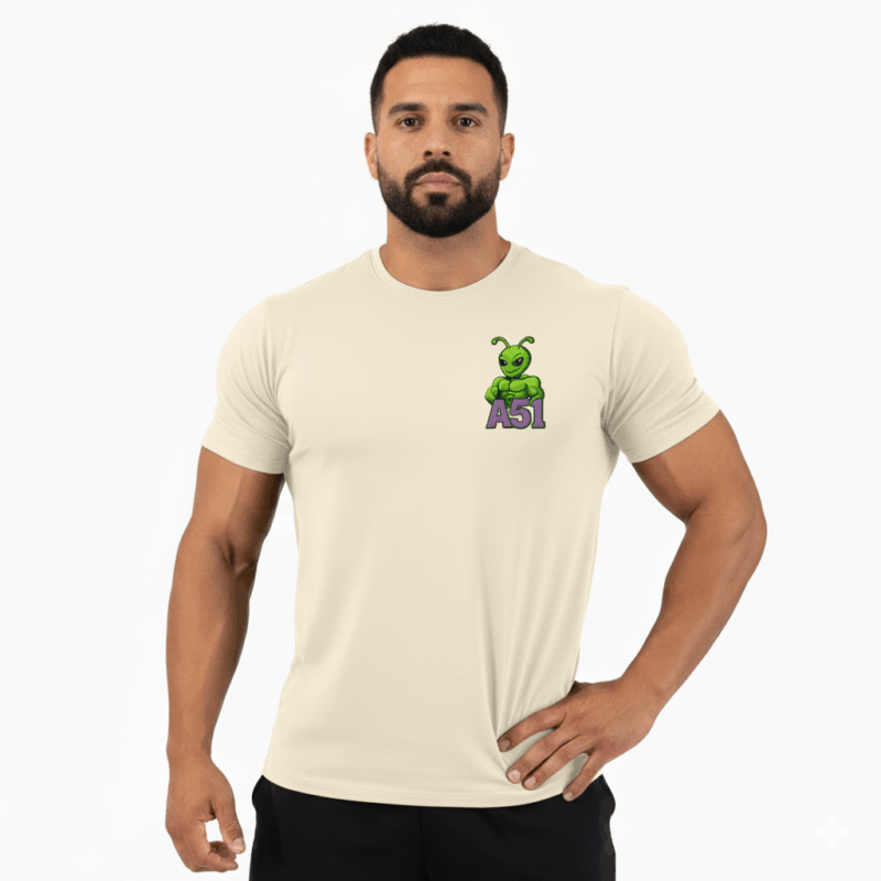 Camiseta A51 - Creme